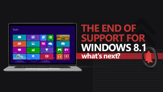 The end of support for Windows 8.1