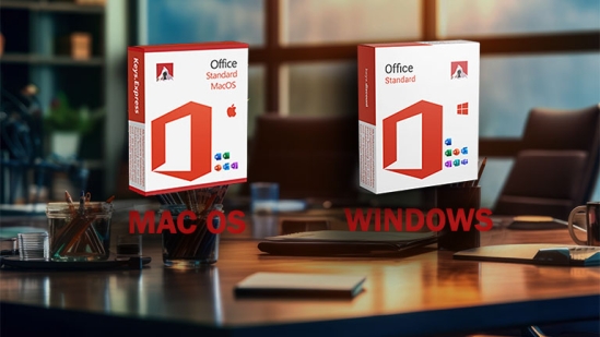 Microsoft Office Standard für Windows und MacOS