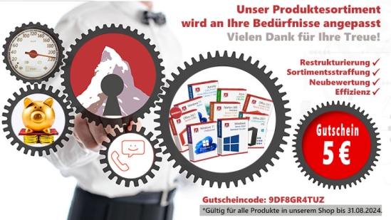 Optimierung unseres Produktsortiments