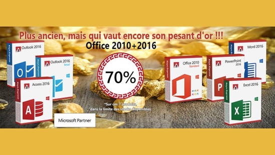 Microsoft Office 2016 et 2010 - Anciens, mais Toujours aussi Précieux !