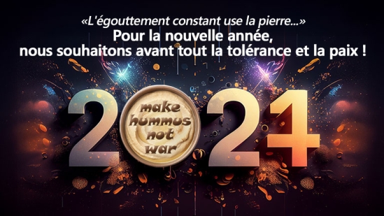 Faisons du houmous, répandons la paix 
