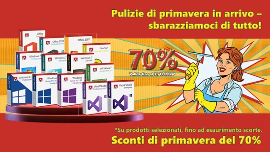 Pulizie di primavera in arrivo: