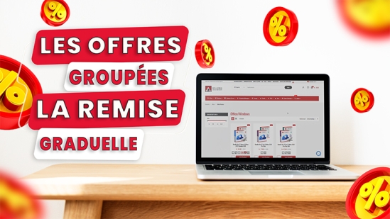 Top prix de lancement pour les offres groupées nouvellement arrivées et la promotion avec prix dégressifs.