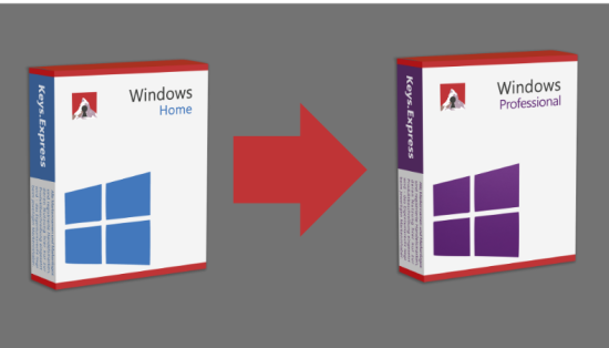 Upgrade Windows Home to Windows Professional