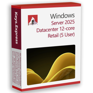 Microsoft Server 2025 Datacenter 12-core Retail Key (5 User)