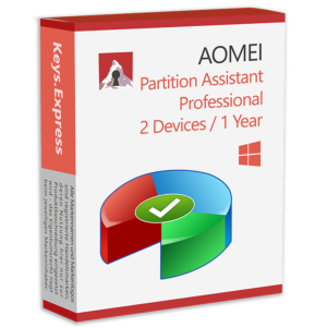 AOMEI Partition Assistant Professional 2D/1Y Key (Europe)
