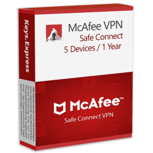 McAfee VPN Safe Connect 5D/1Y
