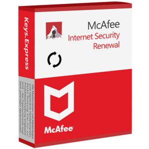 McAfee Internet Security 1D/1Y Renewal Key (Global)