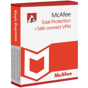 McAfee Total Protection + Safe Connect VPN 10D/1Y Key (Global)