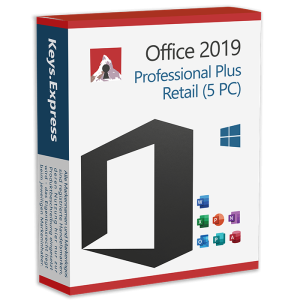 Microsoft Office 2019 Pro Plus Retail Key (5 PC)