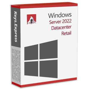 Microsoft Server 2022 Datacenter 26-core Retail Key (2 User)